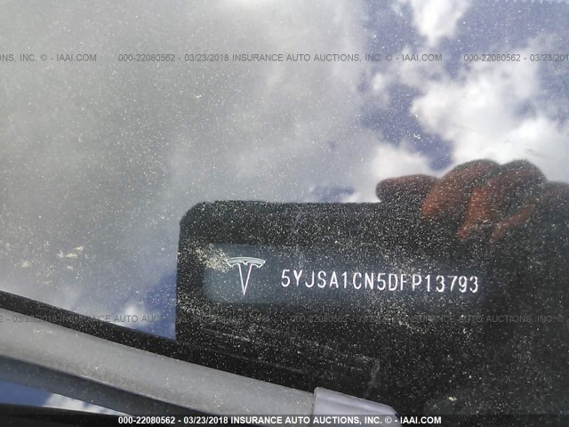 5YJSA1CN5DFP13793 - 2013 TESLA MODEL S Qırmızı foto 9