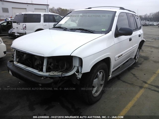 1GKDT13S832324693 - 2003 GMC ENVOY WHITE photo 2