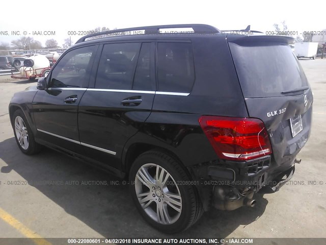 WDCGG8JB9DG084139 - 2013 MERCEDES-BENZ GLK 350 4MATIC BLACK photo 3