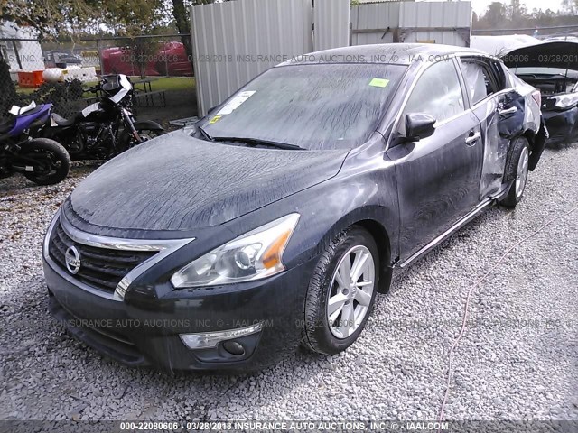 1N4AL3AP1DN587669 - 2013 NISSAN ALTIMA 2.5/S/SV/SL BLACK photo 2