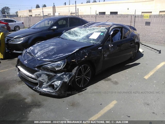 JF1ZNAA19E9706978 - 2014 TOYOTA SCION FR-S შავი ფოტო 2