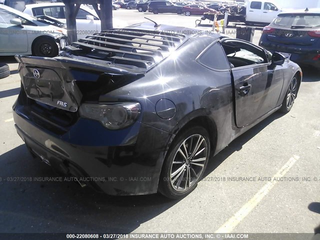 JF1ZNAA19E9706978 - 2014 TOYOTA SCION FR-S შავი ფოტო 4