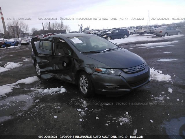 JHMZE2H76AS043428 - 2010 HONDA INSIGHT EX GRAY photo 1