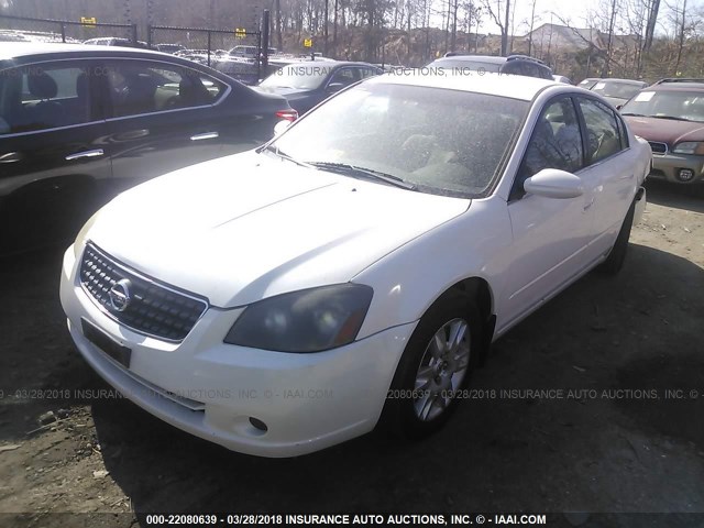 1N4AL11D16C259760 - 2006 NISSAN ALTIMA S/SL WHITE photo 2