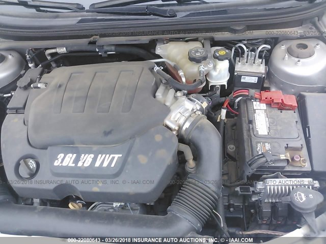1G1ZK57718F162836 - 2008 CHEVROLET MALIBU LTZ 银色 照片 10