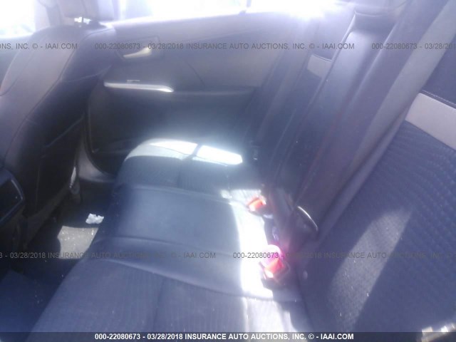 4T1BF1FK6CU620186 - 2012 TOYOTA CAMRY SE/LE/XLE RED photo 8