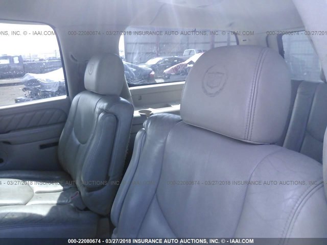 3GYFK66N15G136497 - 2005 CADILLAC ESCALADE ESV SILVER photo 8