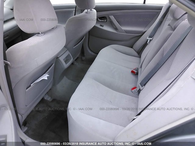 4T1BF3EK7AU580856 - 2010 TOYOTA CAMRY SE/LE/XLE GRAY photo 8