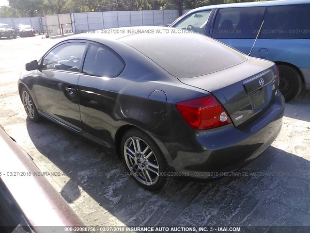 JTKDE177470210549 - 2007 TOYOTA SCION TC 灰色 照片 3