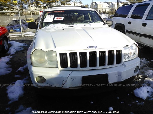 1J8GR48K36C163713 - 2006 JEEP GRAND CHEROKEE LAREDO/COLUMBIA/FREEDOM WHITE photo 6