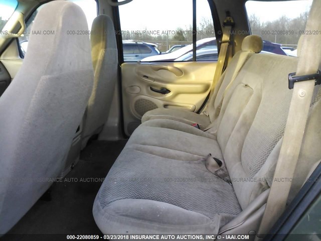 1FMPU16L61LA24650 - 2001 FORD EXPEDITION XLT მწვანე ფოტო 8