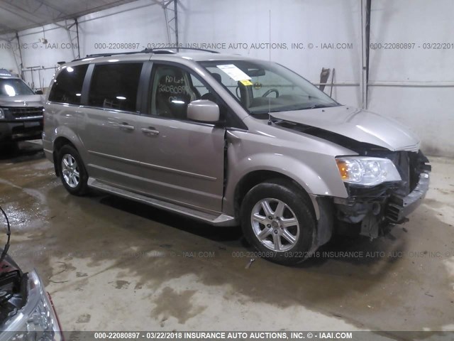 2A8HR54P08R836608 - 2008 CHRYSLER TOWN & COUNTRY TOURING GOLD photo 1