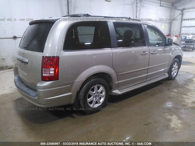 2A8HR54P08R836608 - 2008 CHRYSLER TOWN & COUNTRY TOURING GOLD photo 4