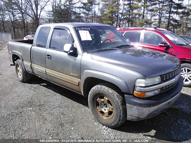 2GCEK19T811313998 - 2001 CHEVROLET SILVERADO K1500 GRAY photo 1