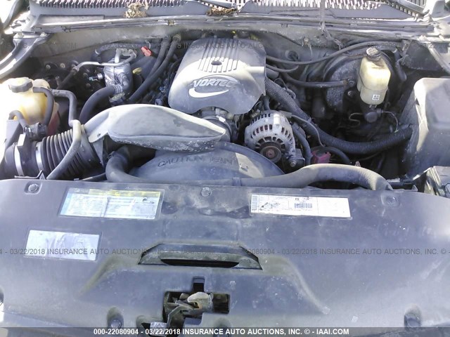 2GCEK19T811313998 - 2001 CHEVROLET SILVERADO K1500 GRAY photo 10