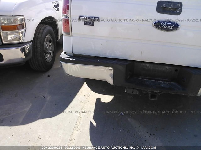 1FTFX1CF9DFB01794 - 2013 FORD F150 SUPER CAB WHITE photo 6