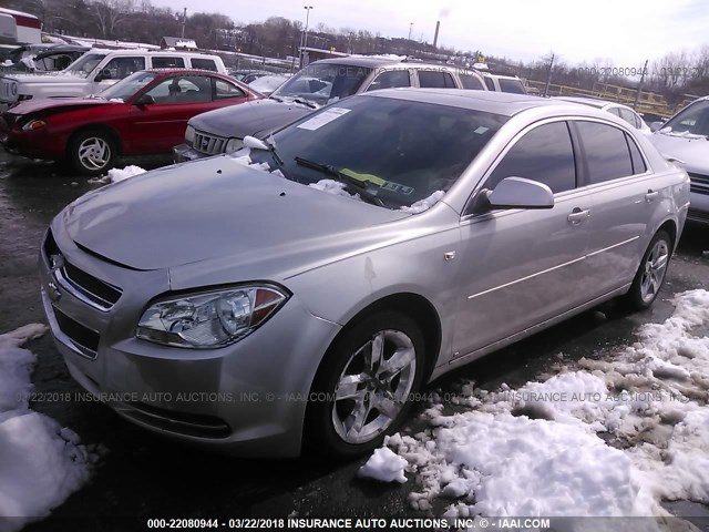 1G1ZH57B48F234955 - 2008 CHEVROLET MALIBU 1LT 银色 照片 2