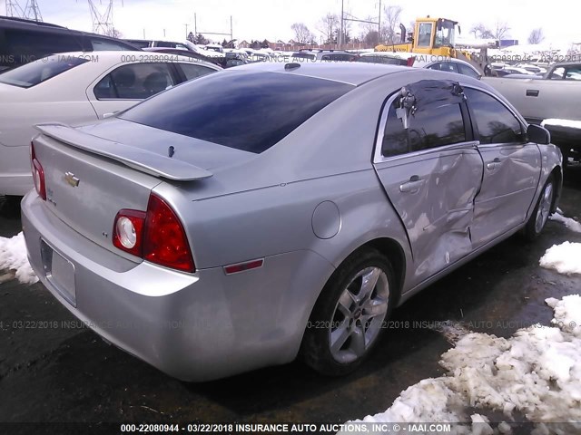 1G1ZH57B48F234955 - 2008 CHEVROLET MALIBU 1LT 银色 照片 4