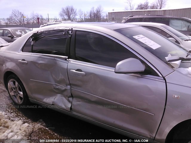 1G1ZH57B48F234955 - 2008 CHEVROLET MALIBU 1LT 银色 照片 6