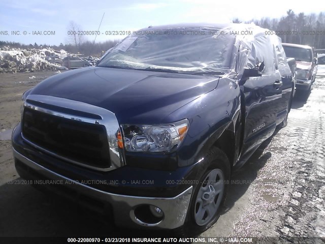 5TFUM5F13DX050102 - 2013 TOYOTA TUNDRA DOUBLE CAB SR5 BLUE photo 6