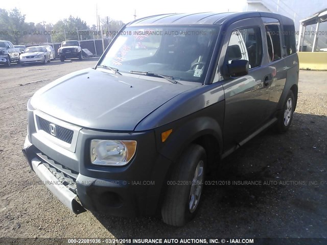 5J6YH28635L022431 - 2005 HONDA ELEMENT EX SILVER photo 2