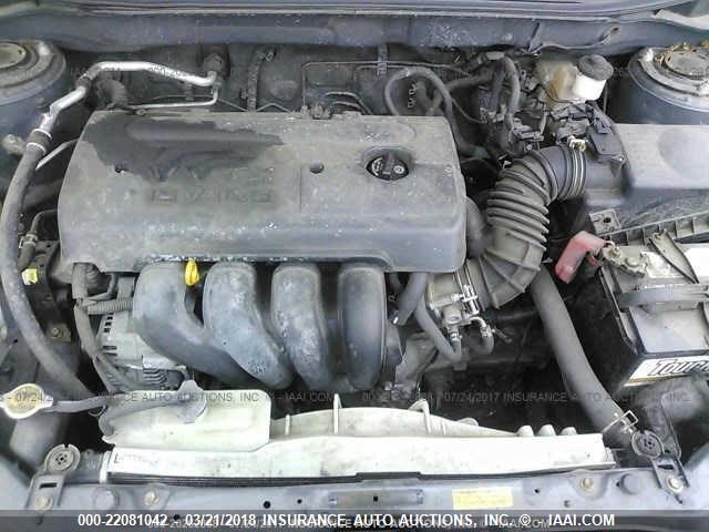 2T1KR32E37C677858 - 2007 TOYOTA COROLLA MATRIX XR GRAY photo 10