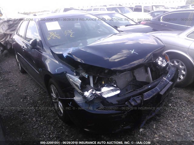 4T1BF1FKXHU419222 - 2017 TOYOTA CAMRY LE/XLE/SE/XSE BLACK photo 1