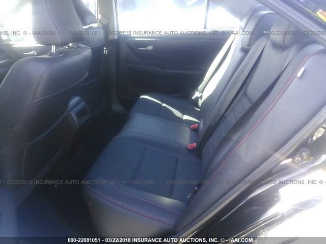 4T1BF1FKXHU419222 - 2017 TOYOTA CAMRY LE/XLE/SE/XSE BLACK photo 8