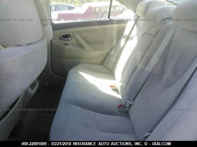 4T1BF3EK6BU582311 - 2011 TOYOTA CAMRY SE/LE/XLE GREEN photo 8