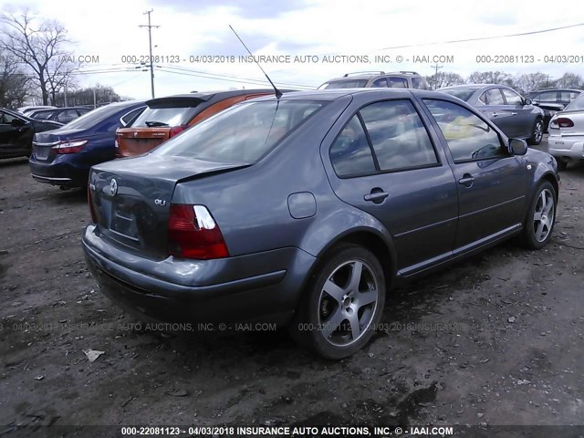 3VWVH69MX3M099111 - 2003 VOLKSWAGEN JETTA GLI GRAY photo 4