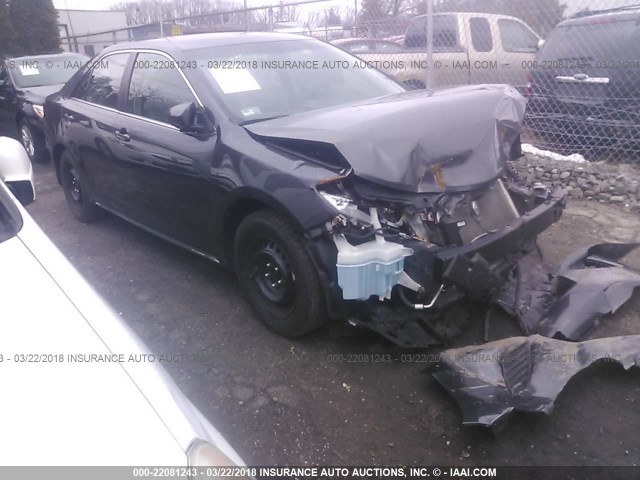 4T4BF1FK7ER420586 - 2014 TOYOTA CAMRY L/SE/LE/XLE BLACK photo 1