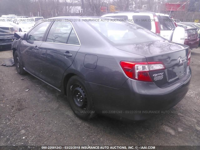 4T4BF1FK7ER420586 - 2014 TOYOTA CAMRY L/SE/LE/XLE BLACK photo 3