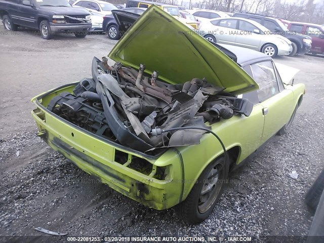 00000004742912567 - 1974 PORSCHE 914 GREEN photo 4