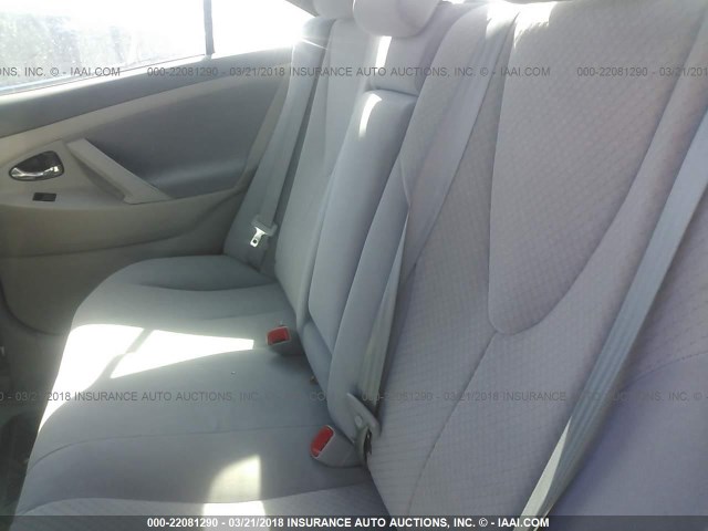 4T4BE46K89R108240 - 2009 TOYOTA CAMRY SE/LE/XLE GRAY photo 8