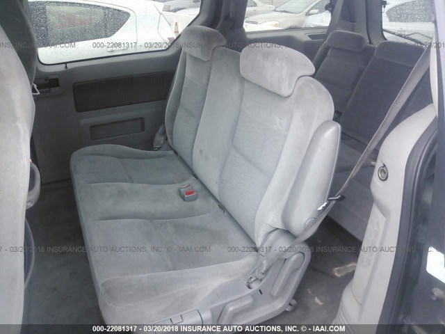 2FMZA51625BA45656 - 2005 FORD FREESTAR SE GRAY photo 8