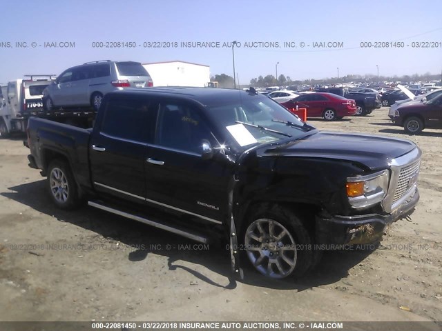 3GTU2WEJ3FG482998 - 2015 GMC SIERRA K1500 DENALI BLACK photo 1