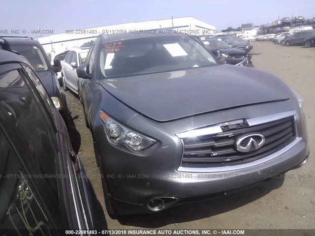 JN8CS1MW7DM170824 - 2013 INFINITI FX37 GRAY photo 1