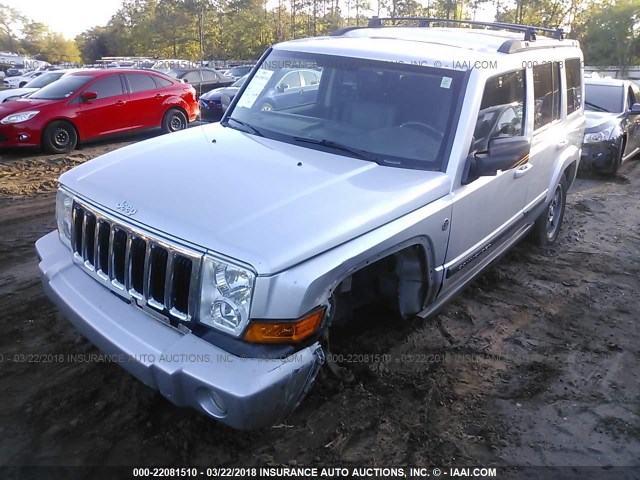 1J8HG48N18C190707 - 2008 JEEP COMMANDER SPORT SILVER photo 2