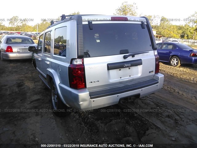 1J8HG48N18C190707 - 2008 JEEP COMMANDER SPORT SILVER photo 3