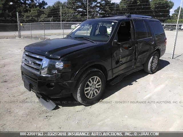 1FMJU1K53CEF53901 - 2012 FORD EXPEDITION LIMITED BLACK photo 2