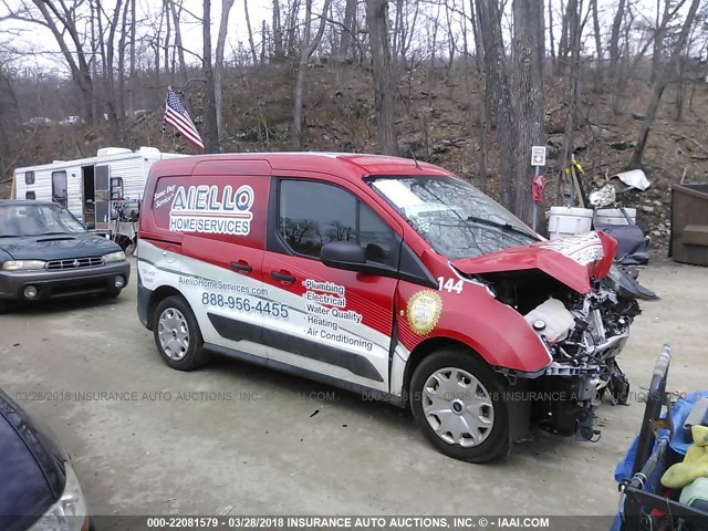 NM0LS6E74E1148456 - 2014 FORD TRANSIT CONNECT XL RED photo 1