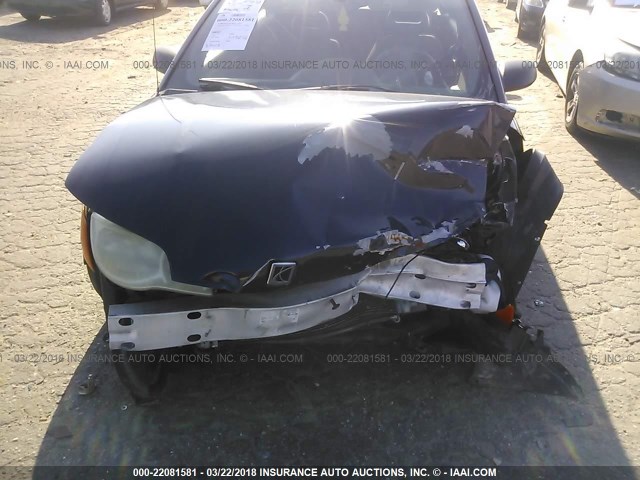 1G8AM15F37Z113825 - 2007 SATURN ION LEVEL 2 BLUE photo 6