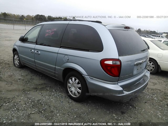 2A8GP54LX6R714561 - 2006 CHRYSLER TOWN & COUNTRY TOURING Light Blue photo 3