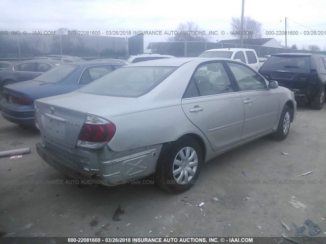 4T1BE32K45U944633 - 2005 TOYOTA CAMRY LE/XLE/SE 银色 照片 4