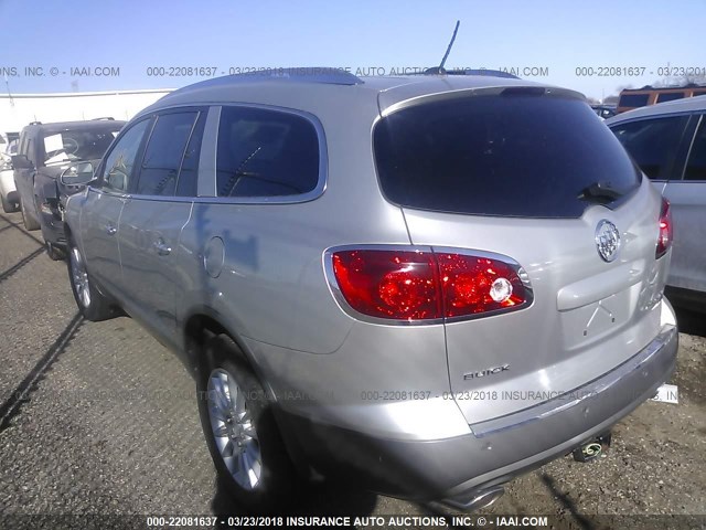 5GAEV23788J103993 - 2008 BUICK ENCLAVE CXL ნაცრისფერი ფოტო 3