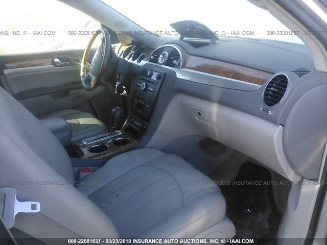 5GAEV23788J103993 - 2008 BUICK ENCLAVE CXL GRAY photo 5