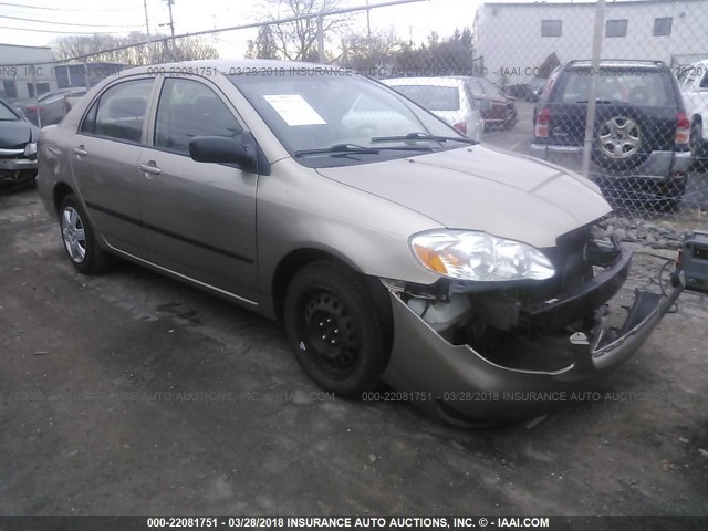 2T1BR32E56C582118 - 2006 TOYOTA COROLLA CE/LE/S GOLD photo 1