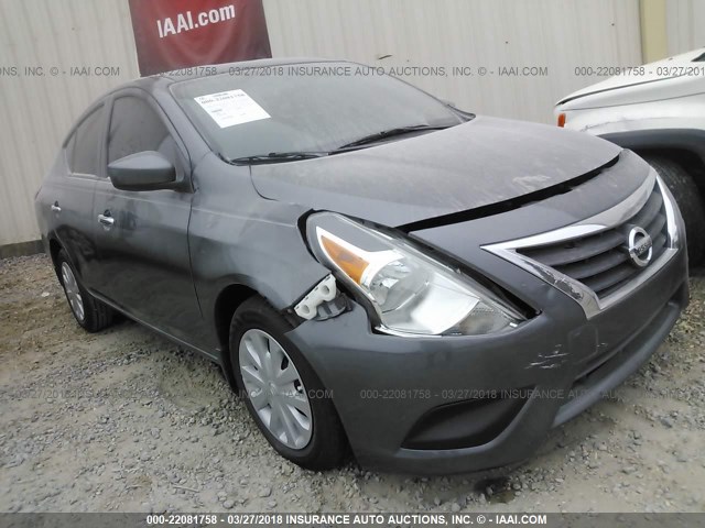 3N1CN7AP2HL887461 - 2017 NISSAN VERSA S/S PLUS/SV/SL GRAY photo 1