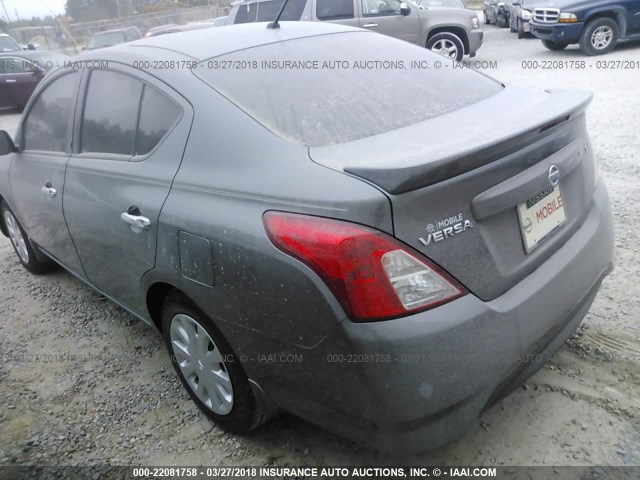 3N1CN7AP2HL887461 - 2017 NISSAN VERSA S/S PLUS/SV/SL GRAY photo 3