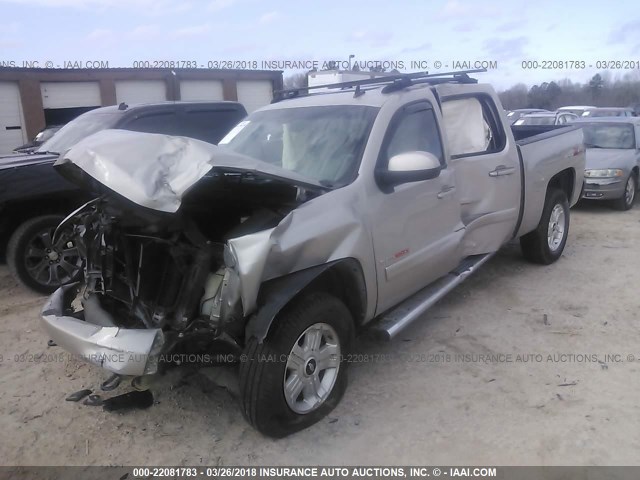 3GCEK13Y67G518160 - 2007 CHEVROLET SILVERADO K1500 CREW CAB SILVER photo 2